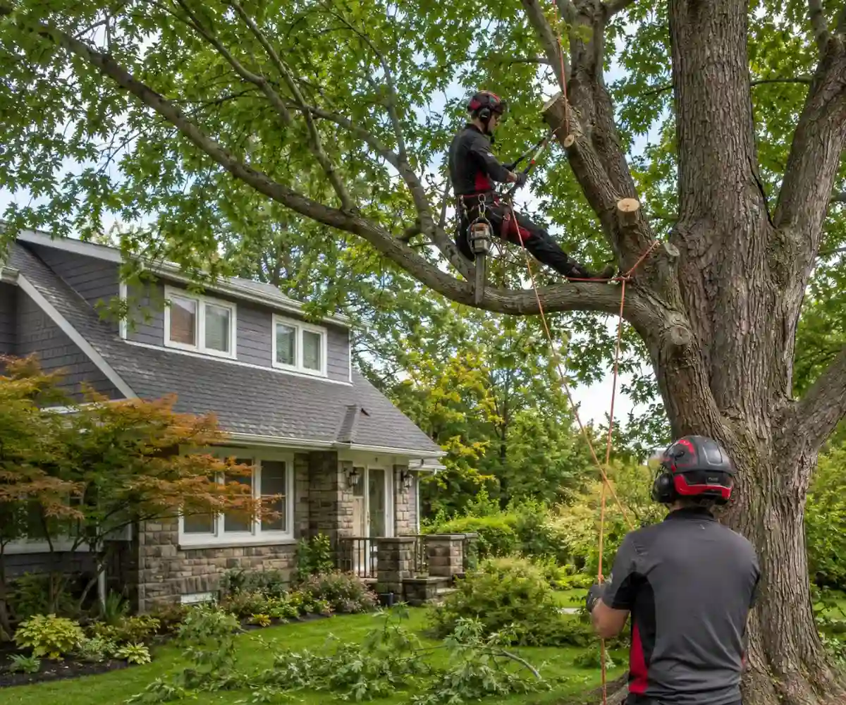 Apex Tree Service crew providing professional tree care in Buffalo, New York