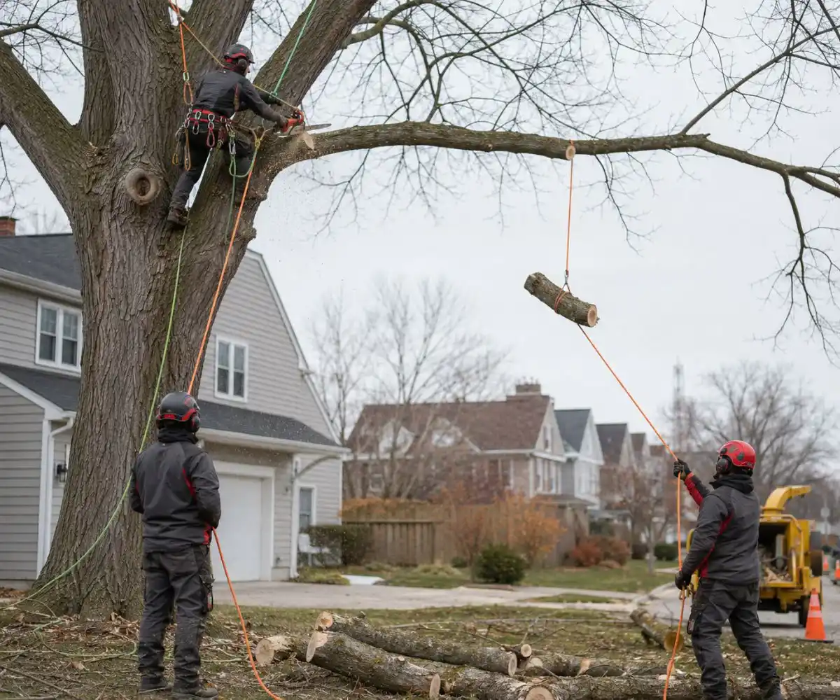 Apex Tree Service crew providing professional tree care in Buffalo, New York