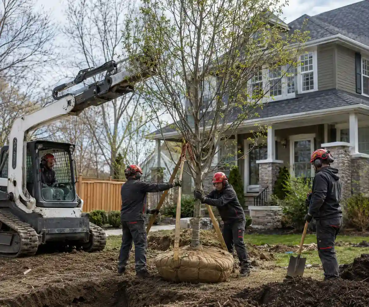 Apex Tree Service crew providing professional tree care in Buffalo, New York